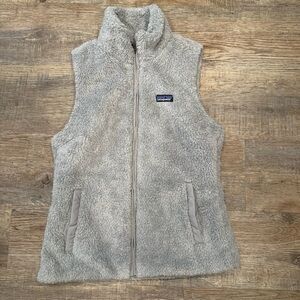 Patagonia Los Gatos Grey Fuzzy Vest